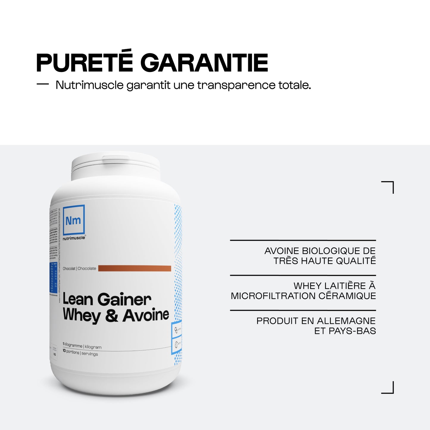 Lean Gainer Whey Avoine