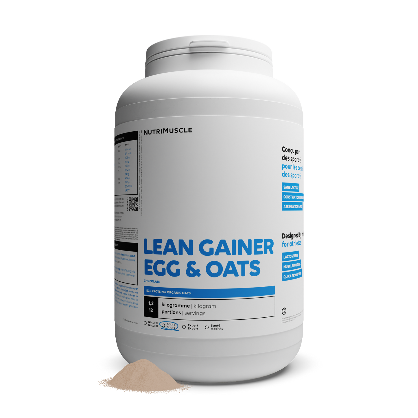 Lean Gainer Oat egg protein