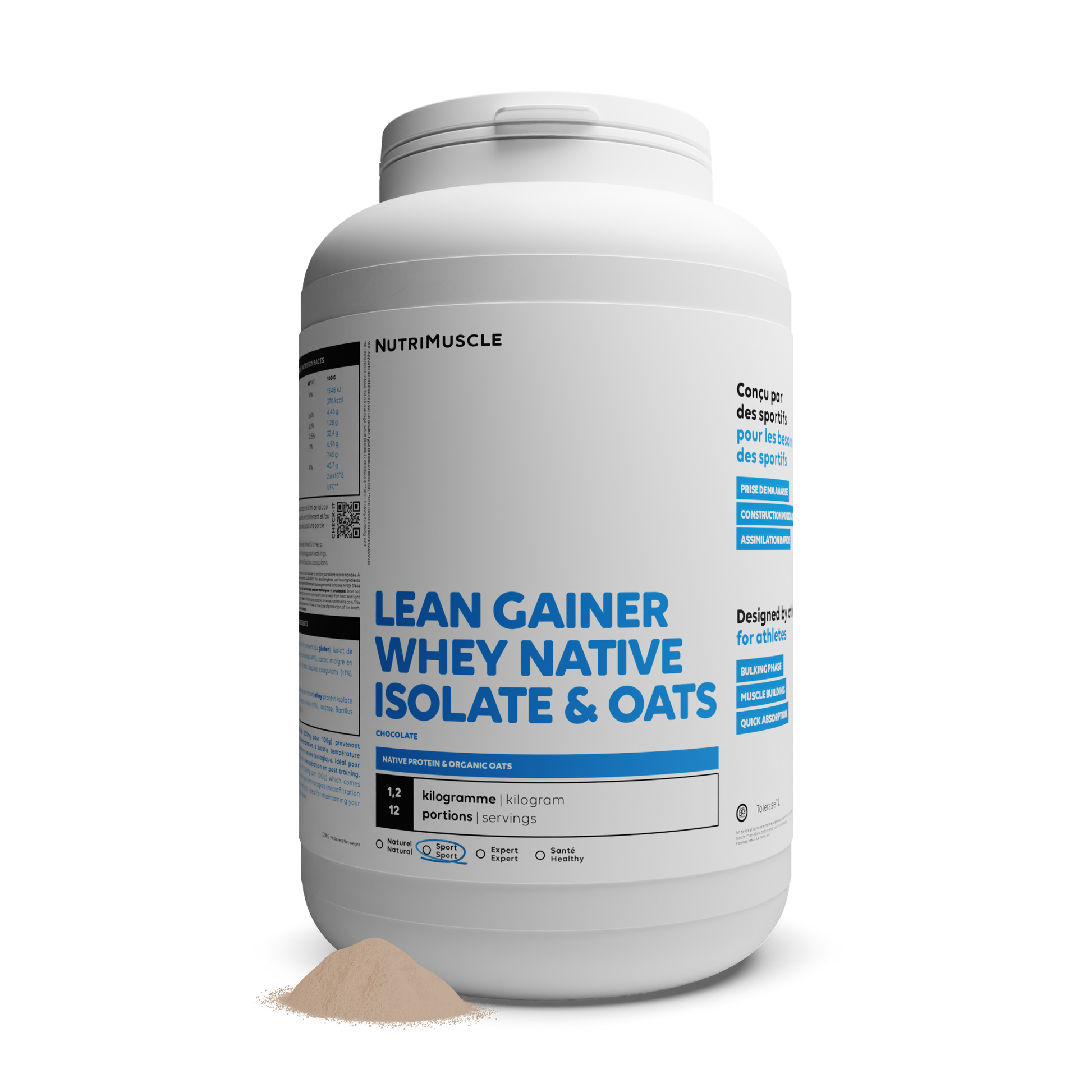 Lean Gainer isolate from Whey oats