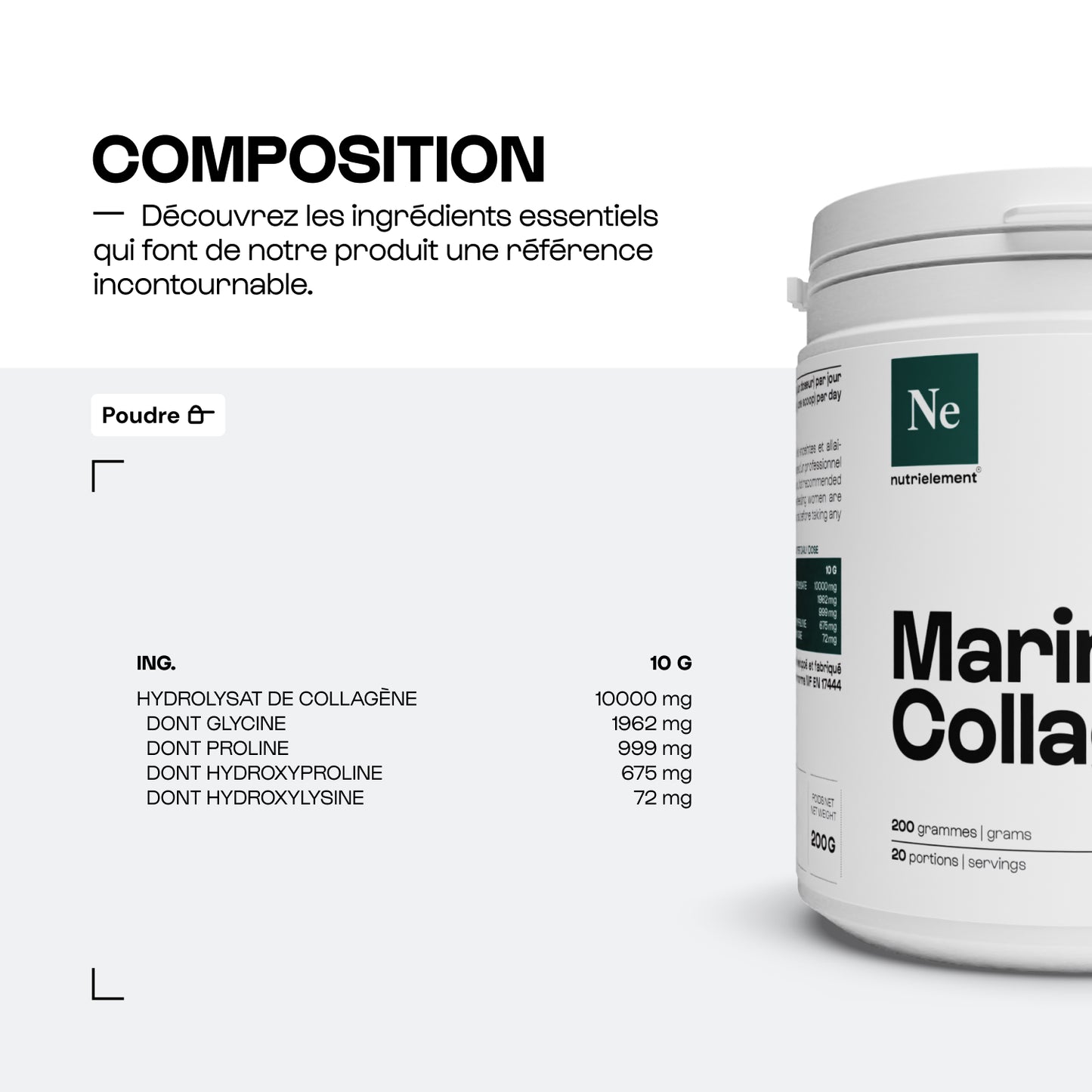 Collagen Marin Peptan® 1 in powder