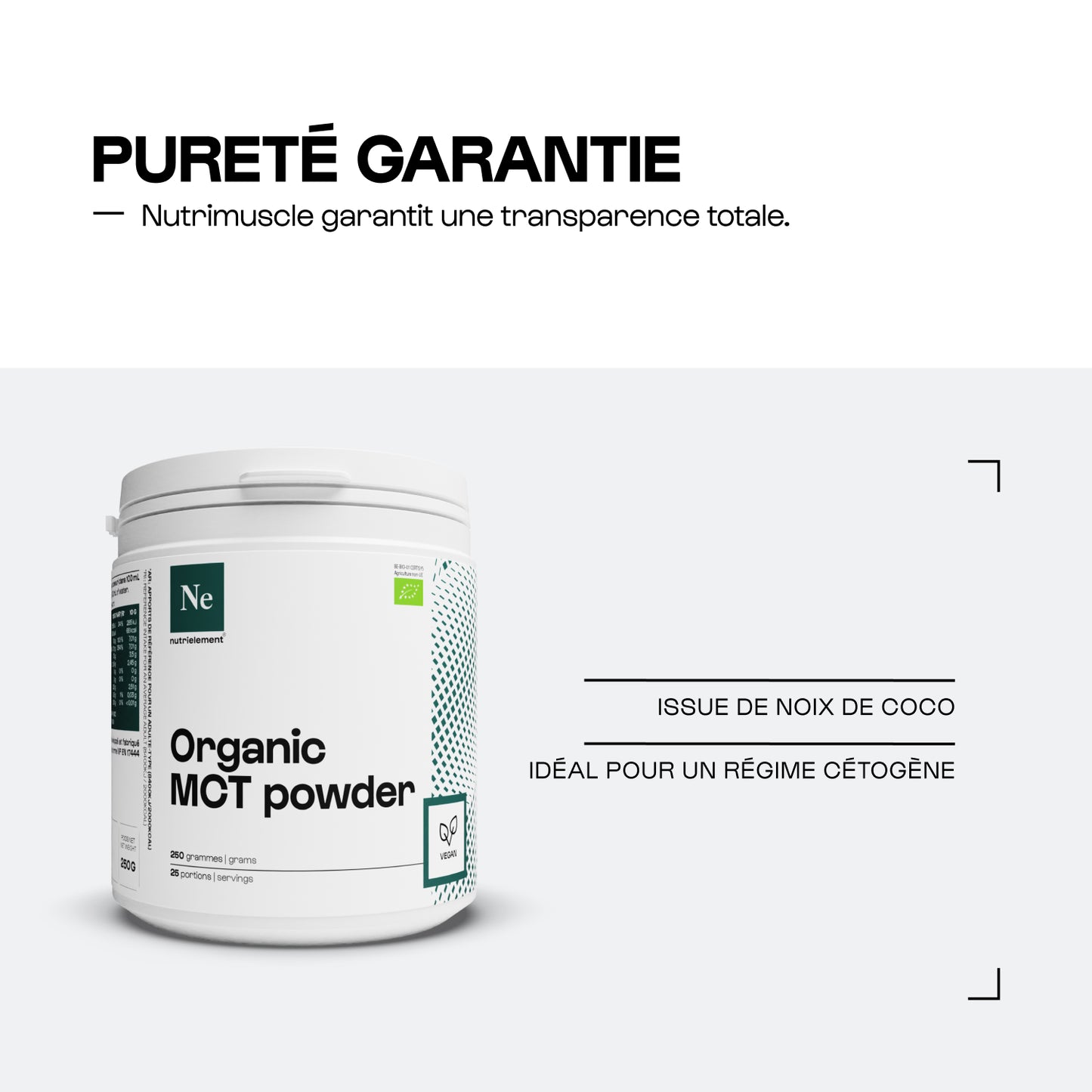 MCT organic powder