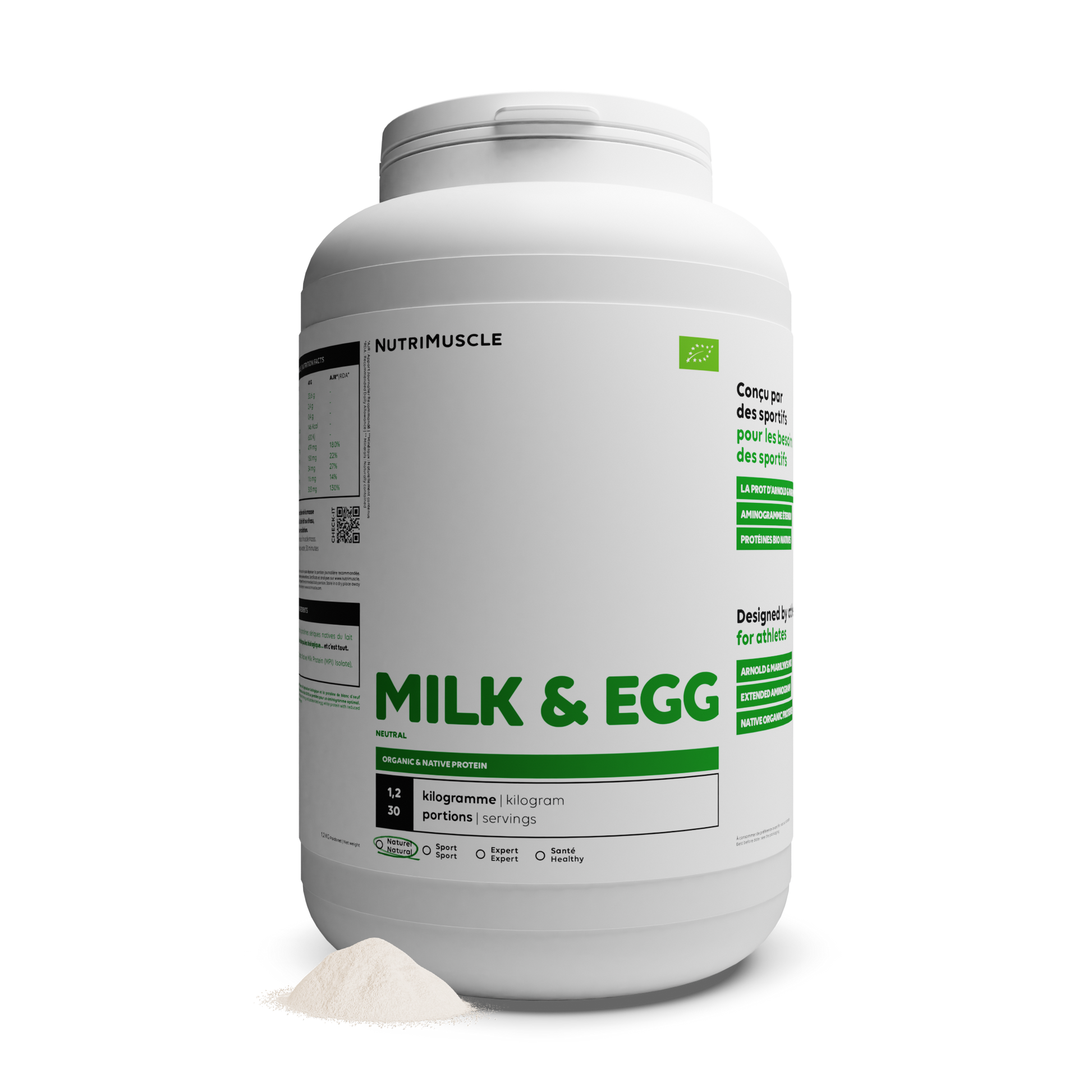 Biological milk & egg