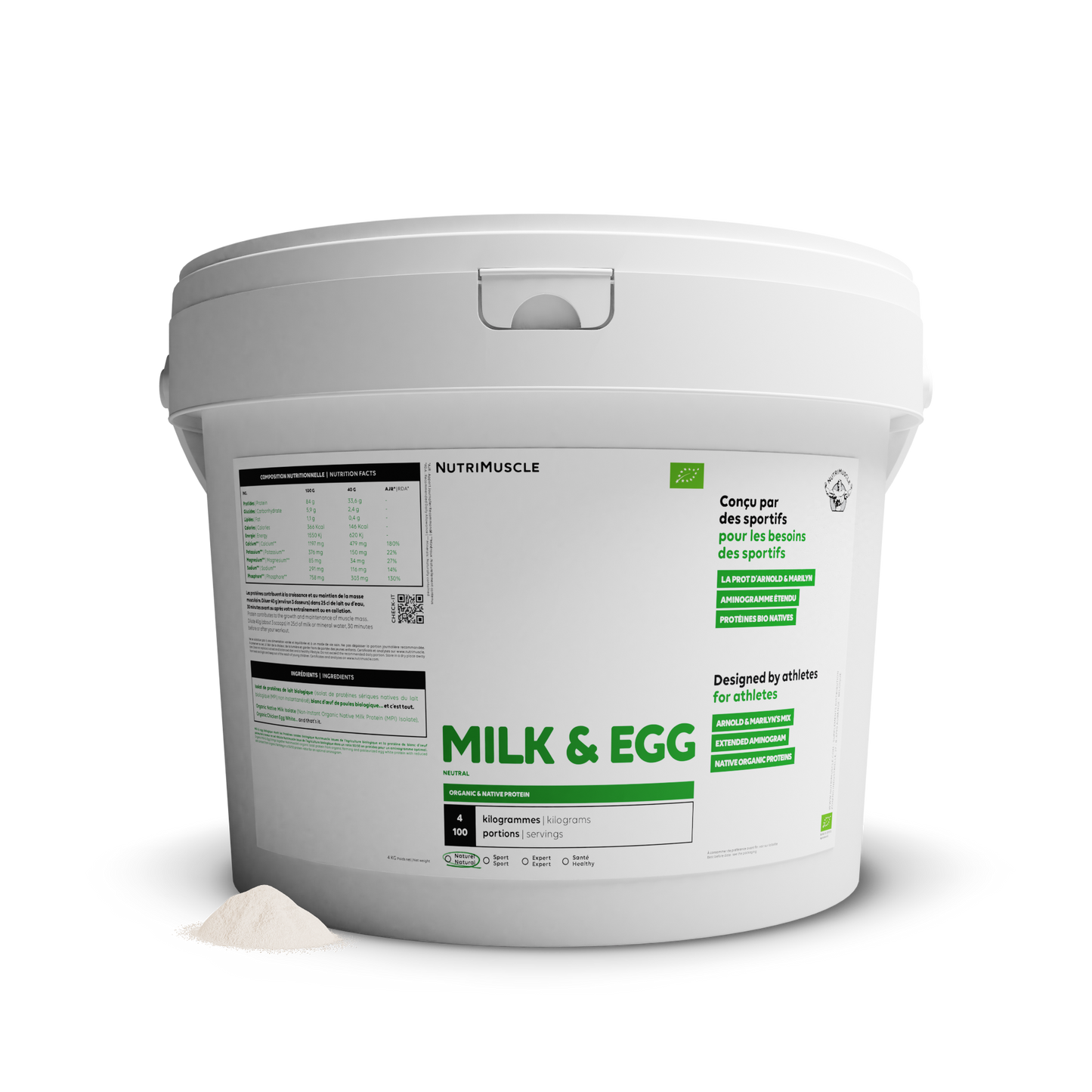 Biological milk & egg