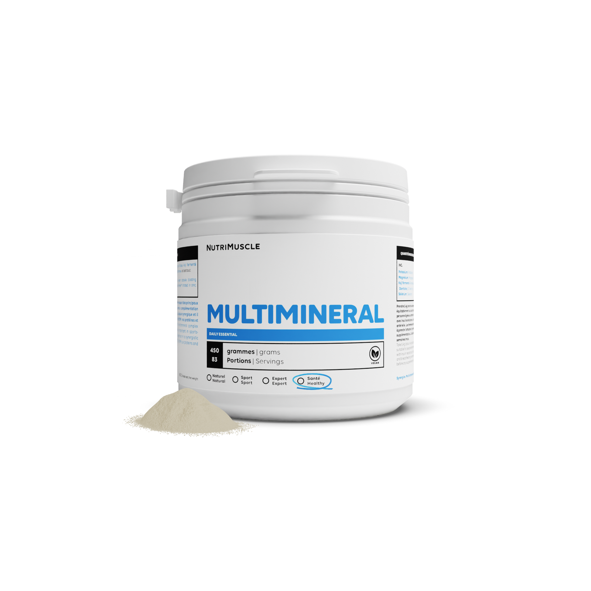 Multiminimous powder