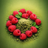 Matcha raspberry