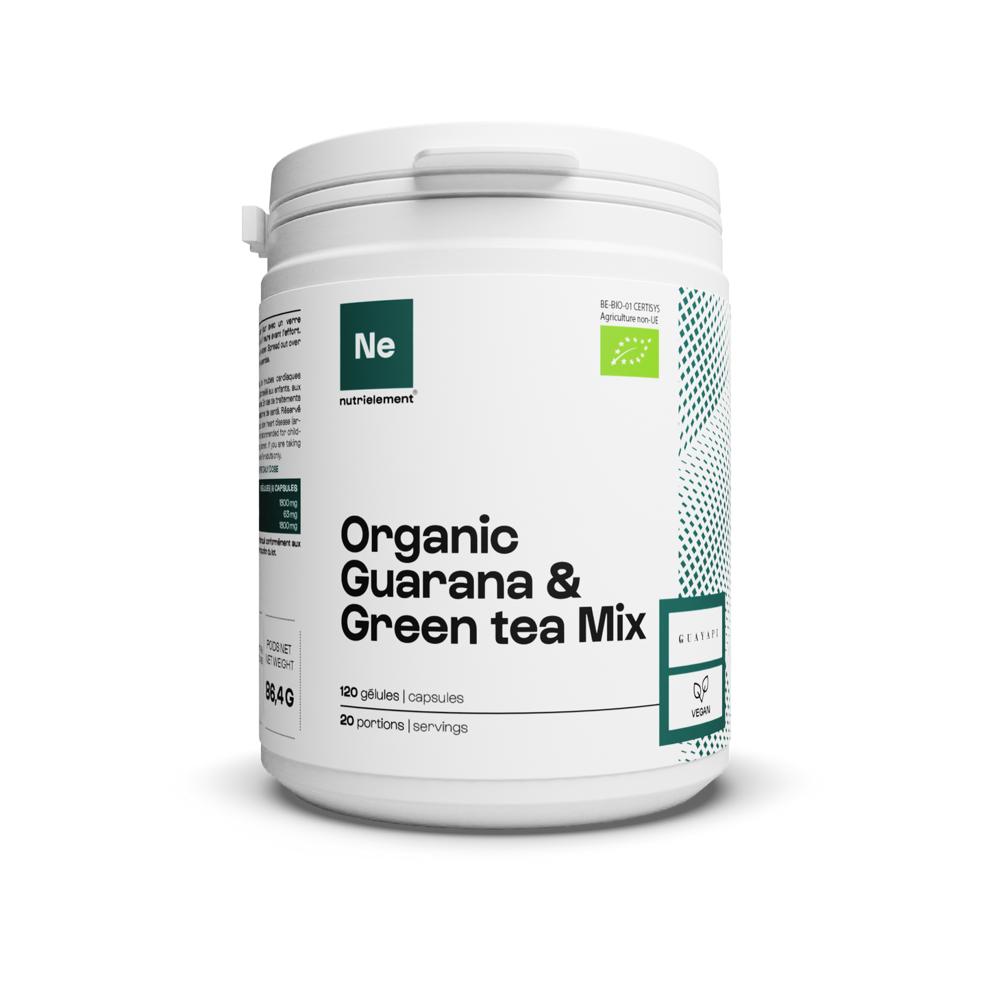 Natural Bio Booster: Mix Guarana &amp; Organic Green Tea - Booster