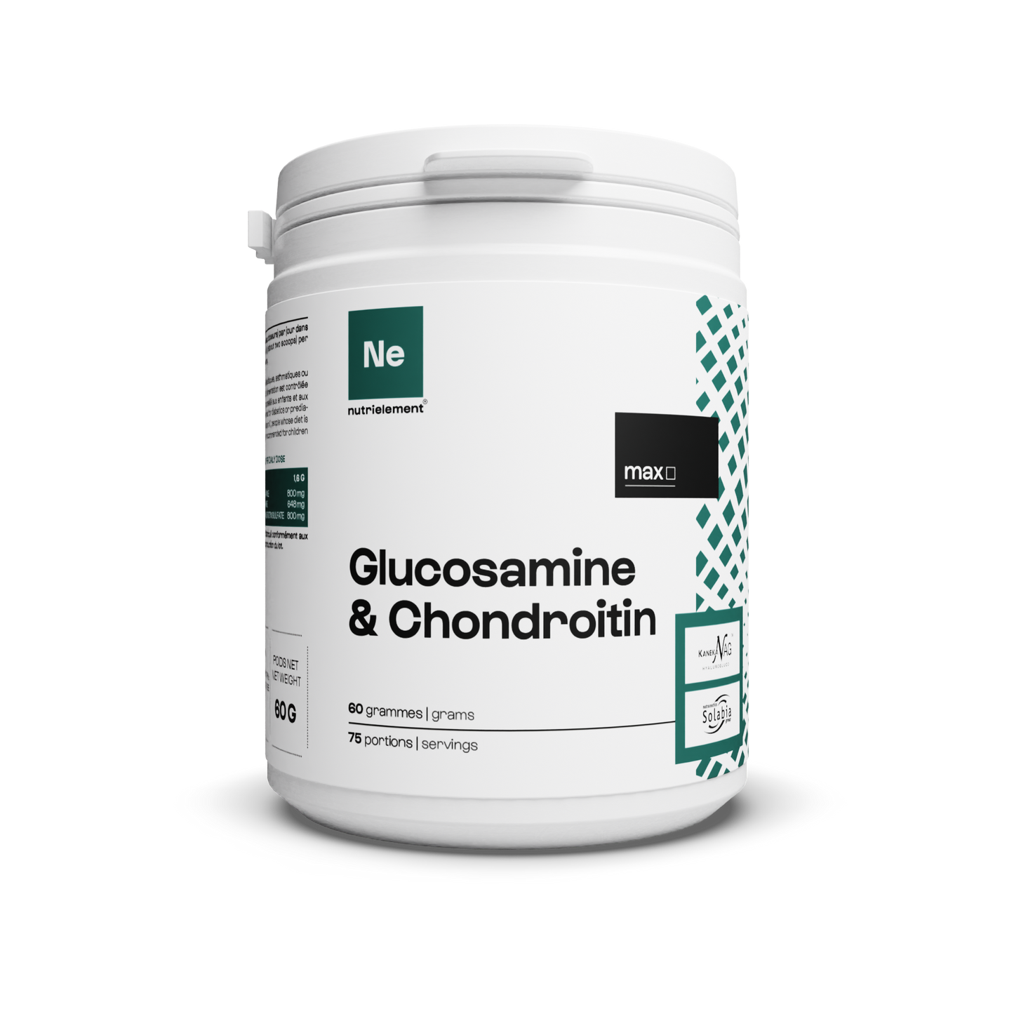 Mix glucosamine + chondroitin powder