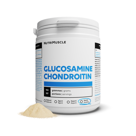 Mix glucosamine + chondroitin powder