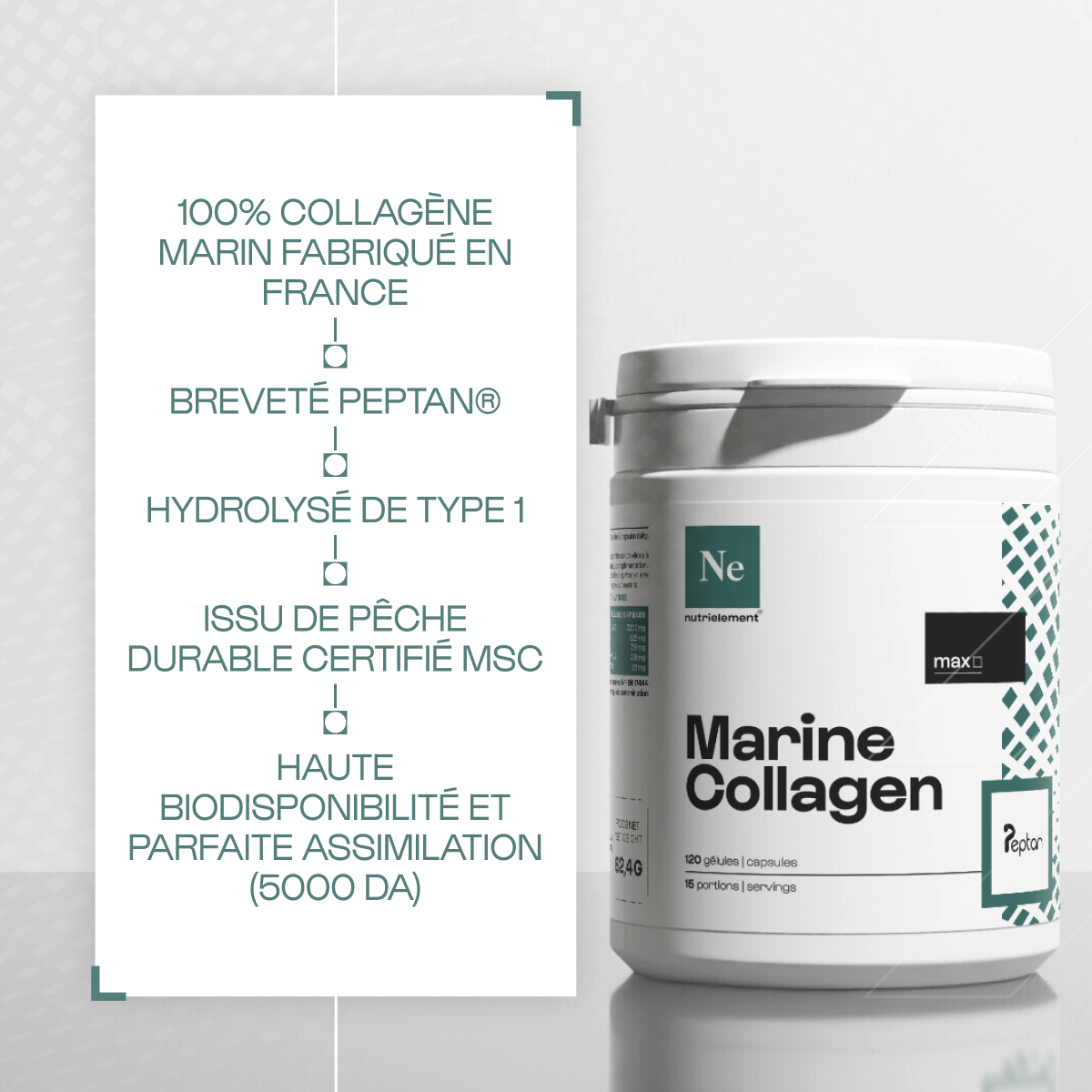 Collagène Marin Peptan® 1 in capsules