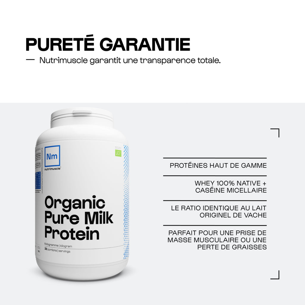 Pure Milk Protein Biologiques
