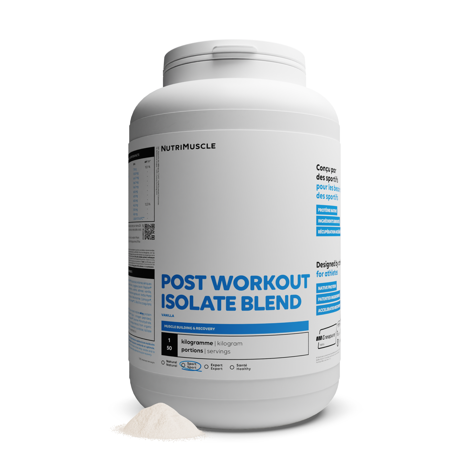Post workout isolate blend