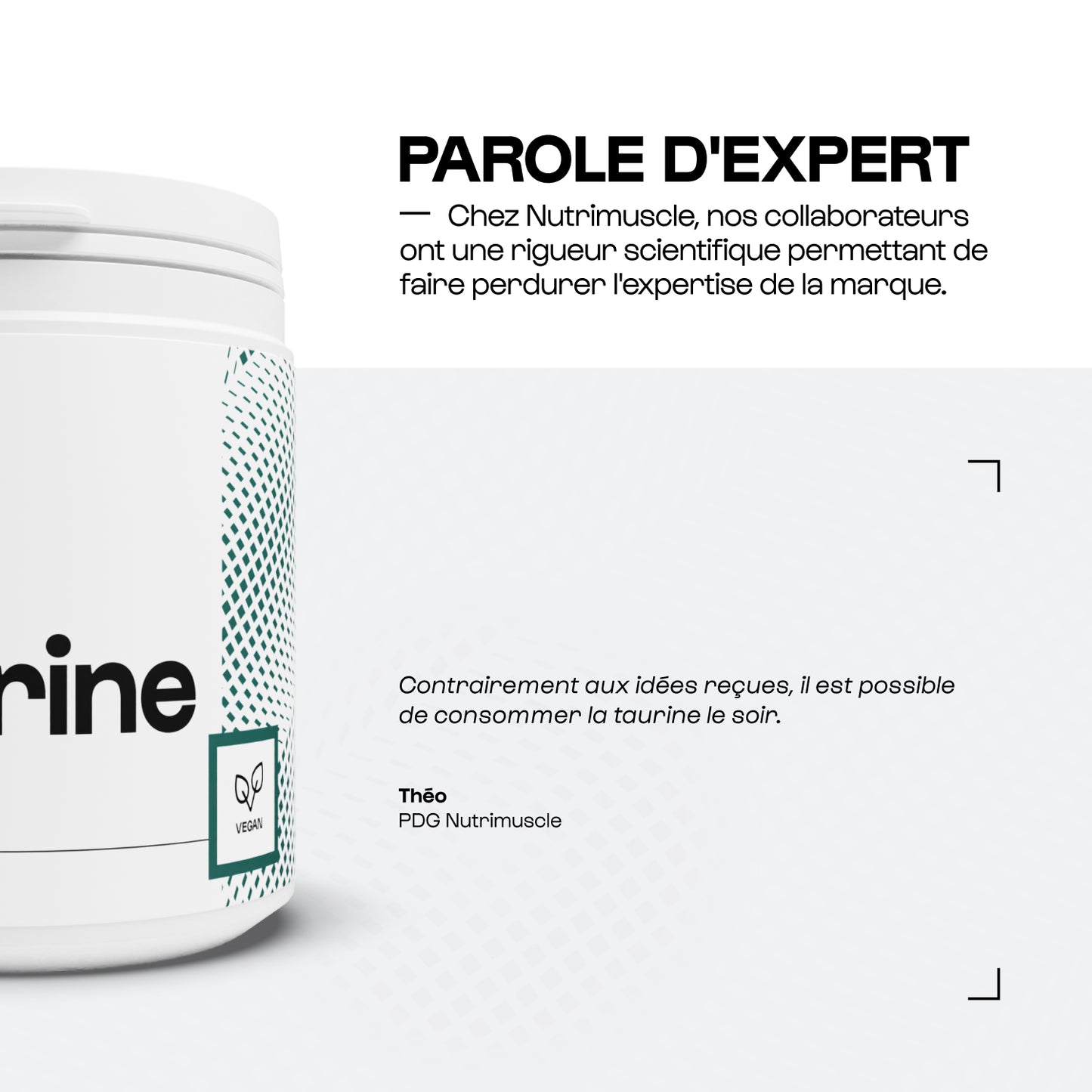 Taurine en poudre