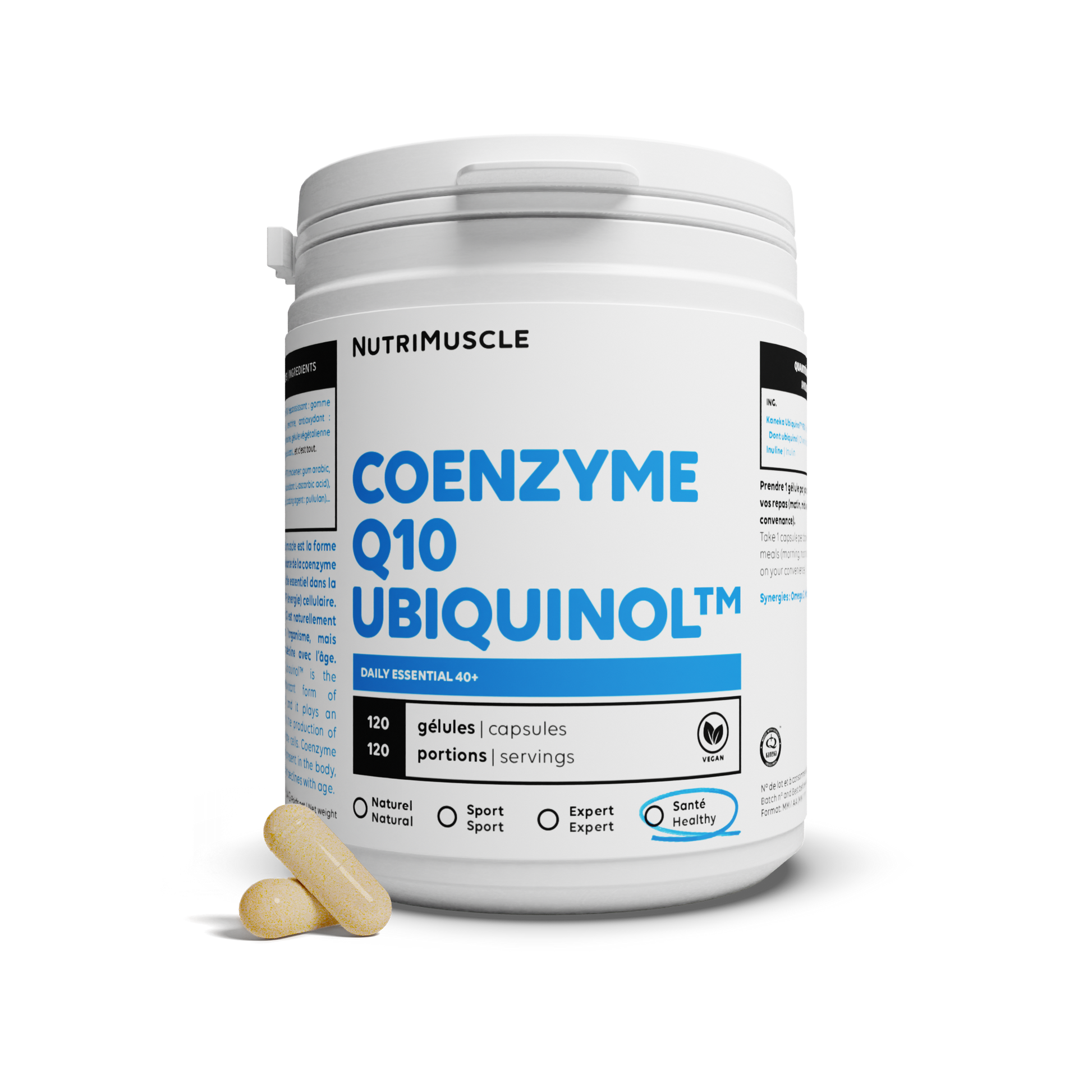 Ubiquinol Q10 in capsules