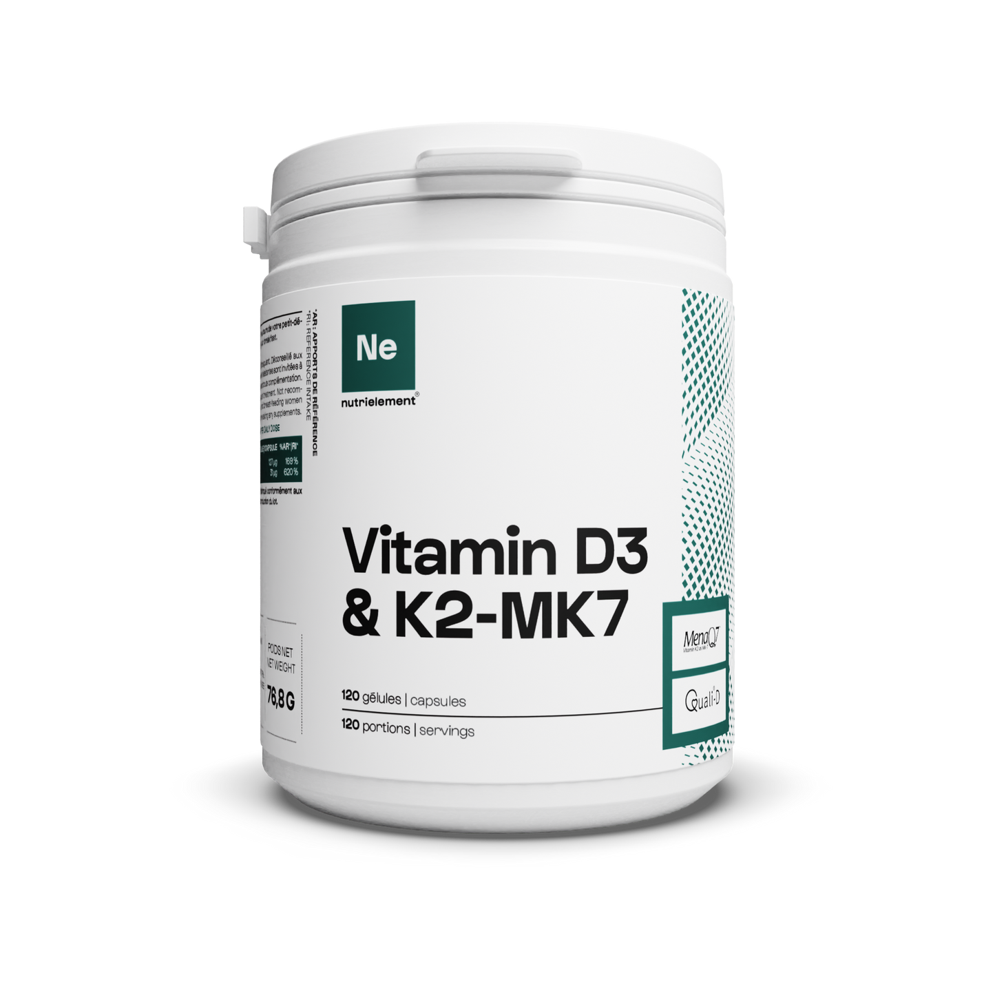 Vitamins D3 + K2-MK7