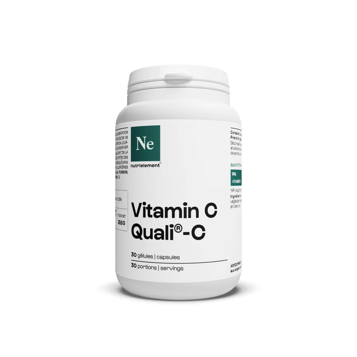 Qual C Quali®C Vitamin C Capsules - 867 mg per capsule | Nutrimuscle