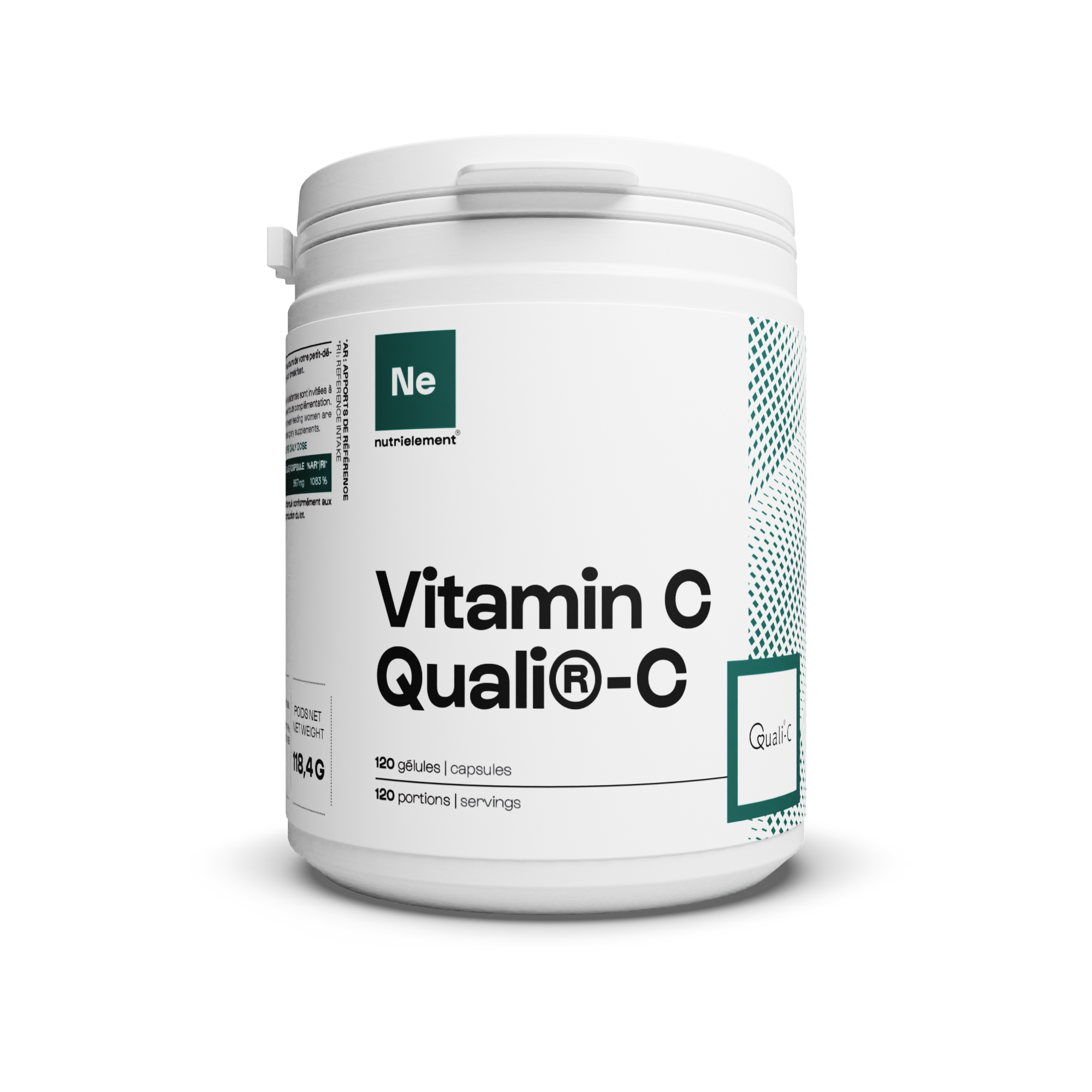 Qual C Quali®C Vitamin C Capsules - 867 mg per capsule | Nutrimuscle