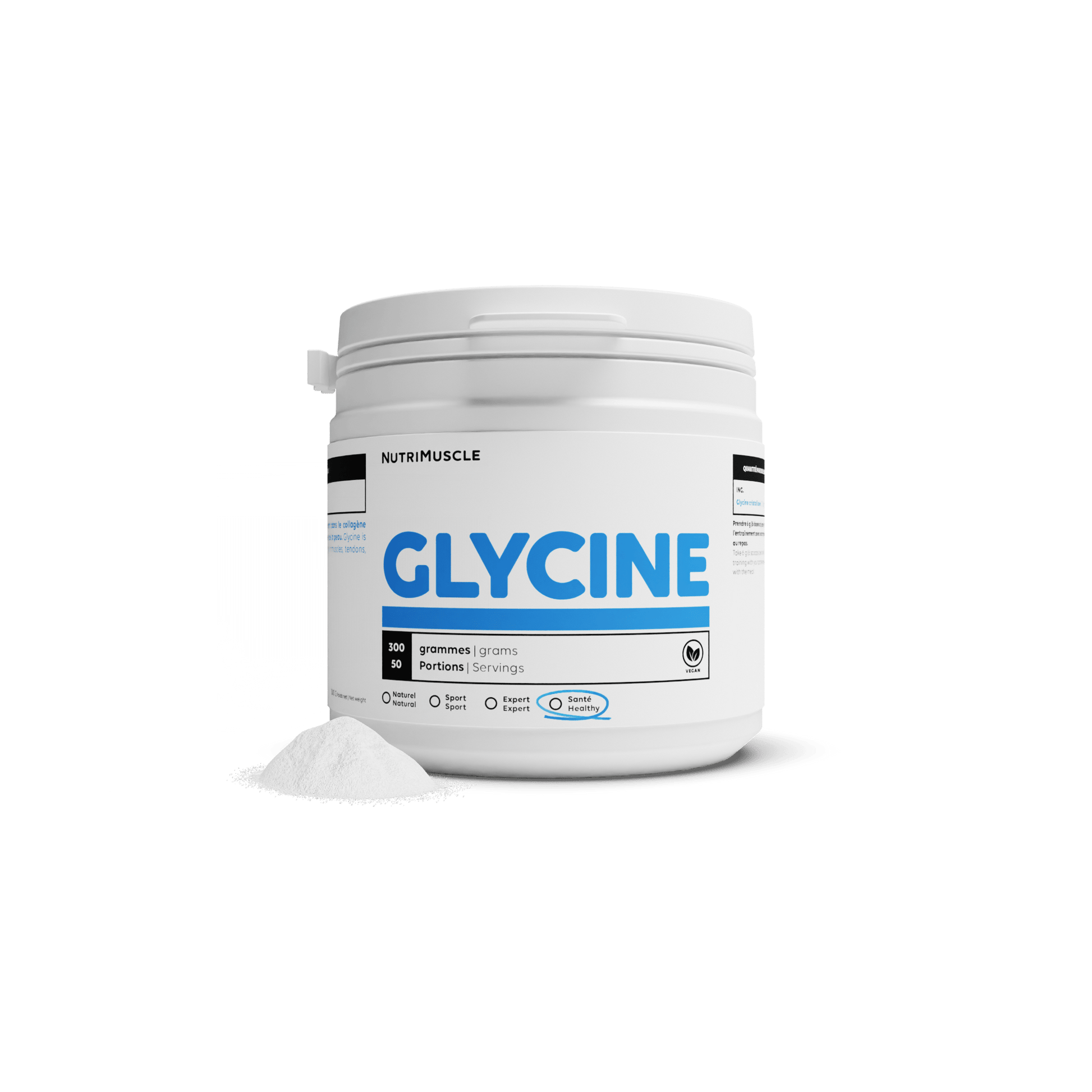 Nutrimuscle Acides aminés Glycine Cristallisée en poudre