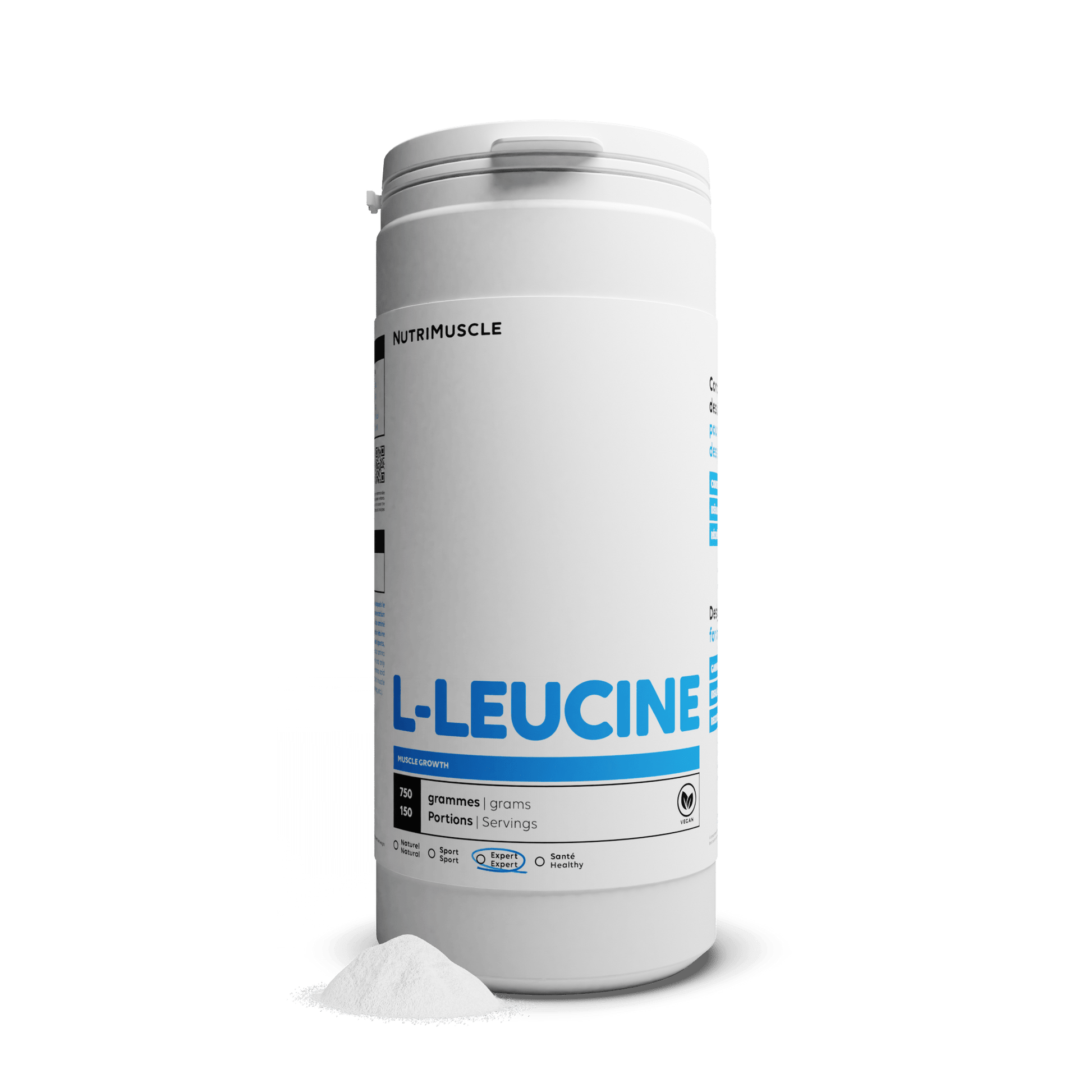 Nutrimuscle Acides aminés 750 g Leucine (L-Leucine)