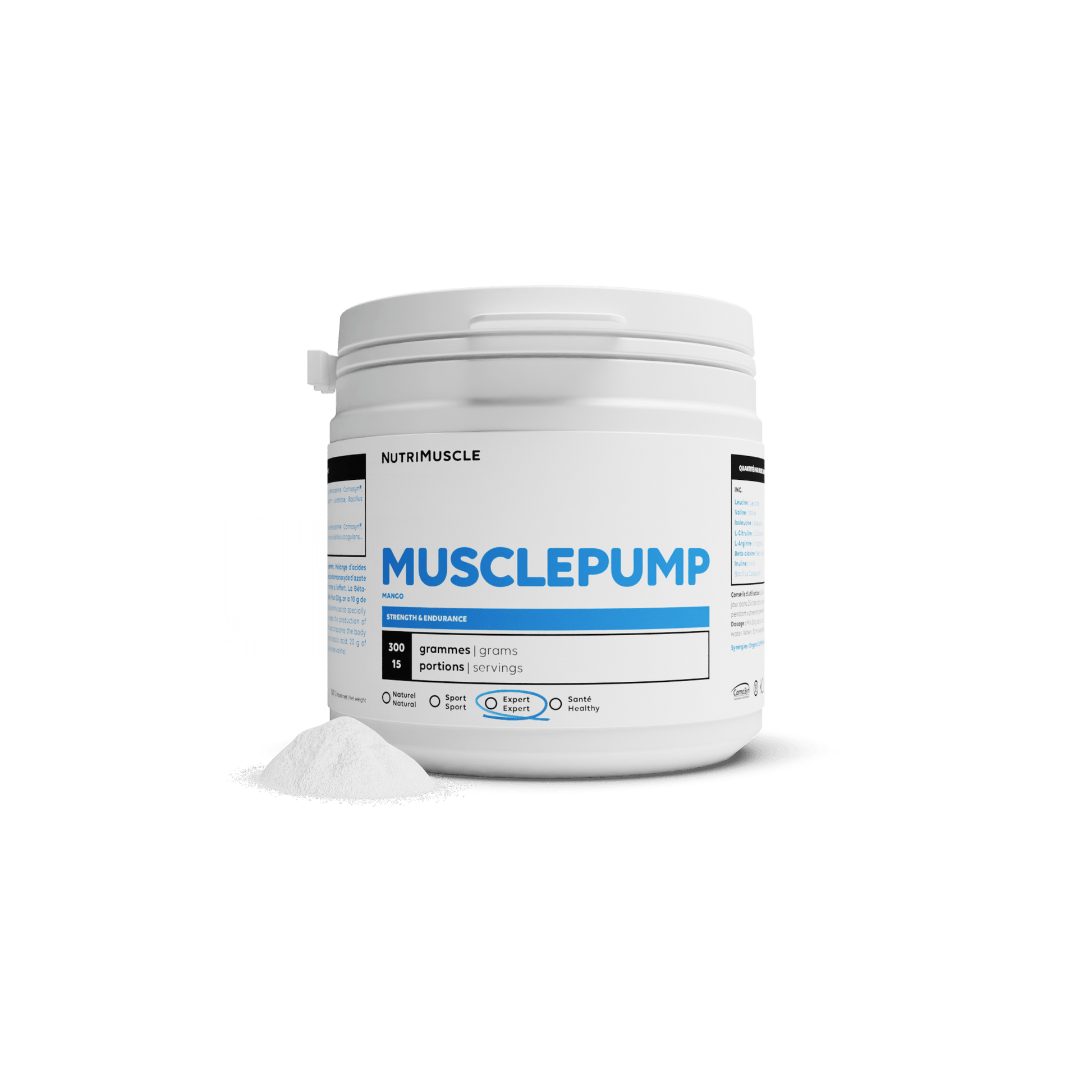 Nutrimuscle Acides aminés Mangue / 300 g MusclePump