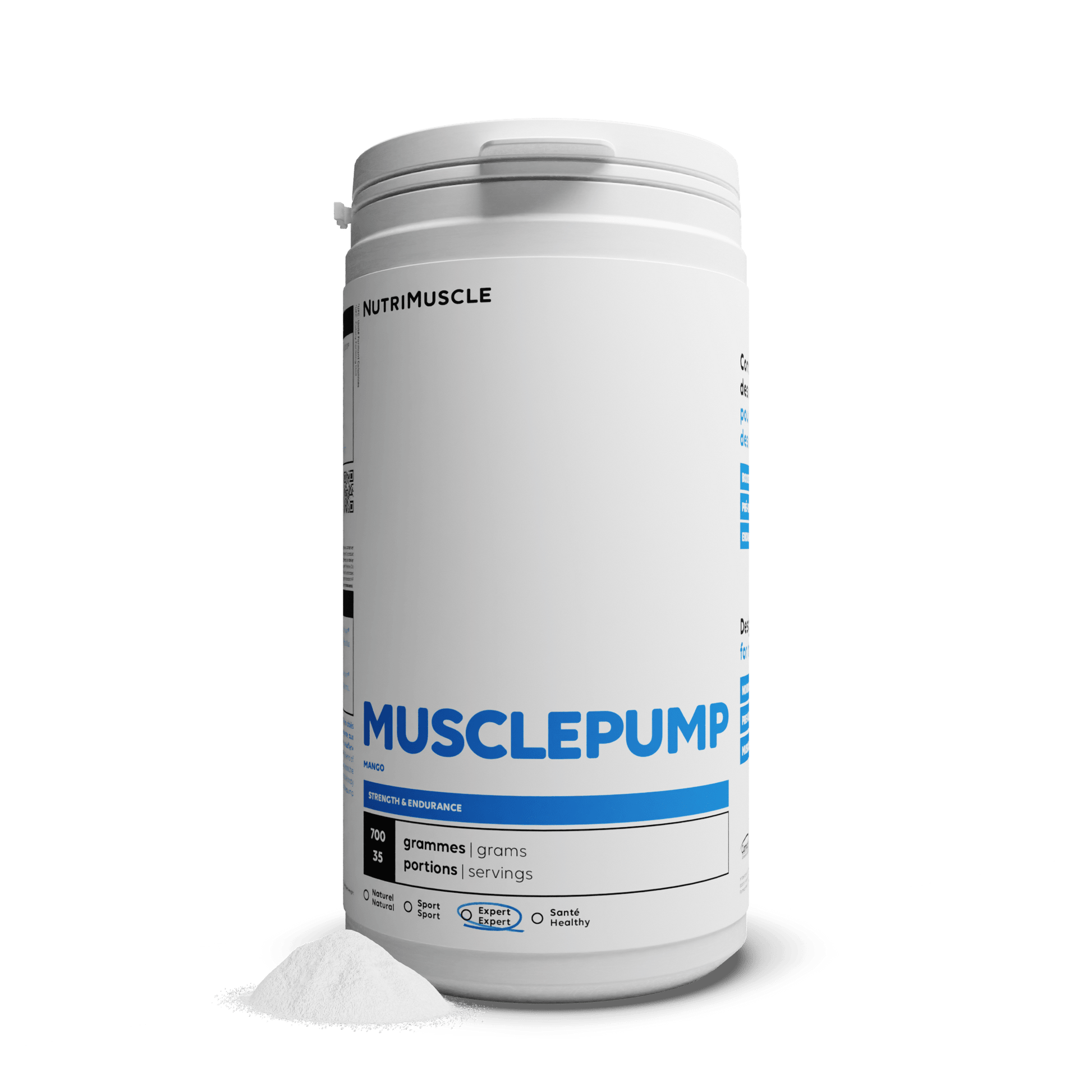 Nutrimuscle Acides aminés Mangue / 700 g MusclePump