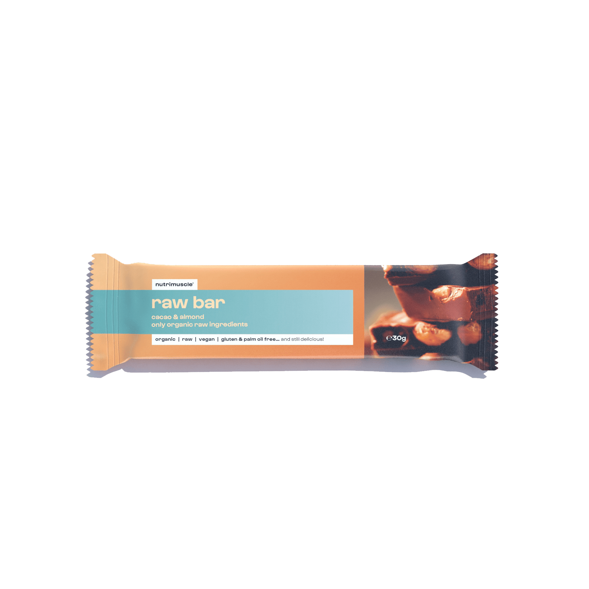 Nutrimuscle Glucides Chocolat & Amande / 1 barre Barre crue bio