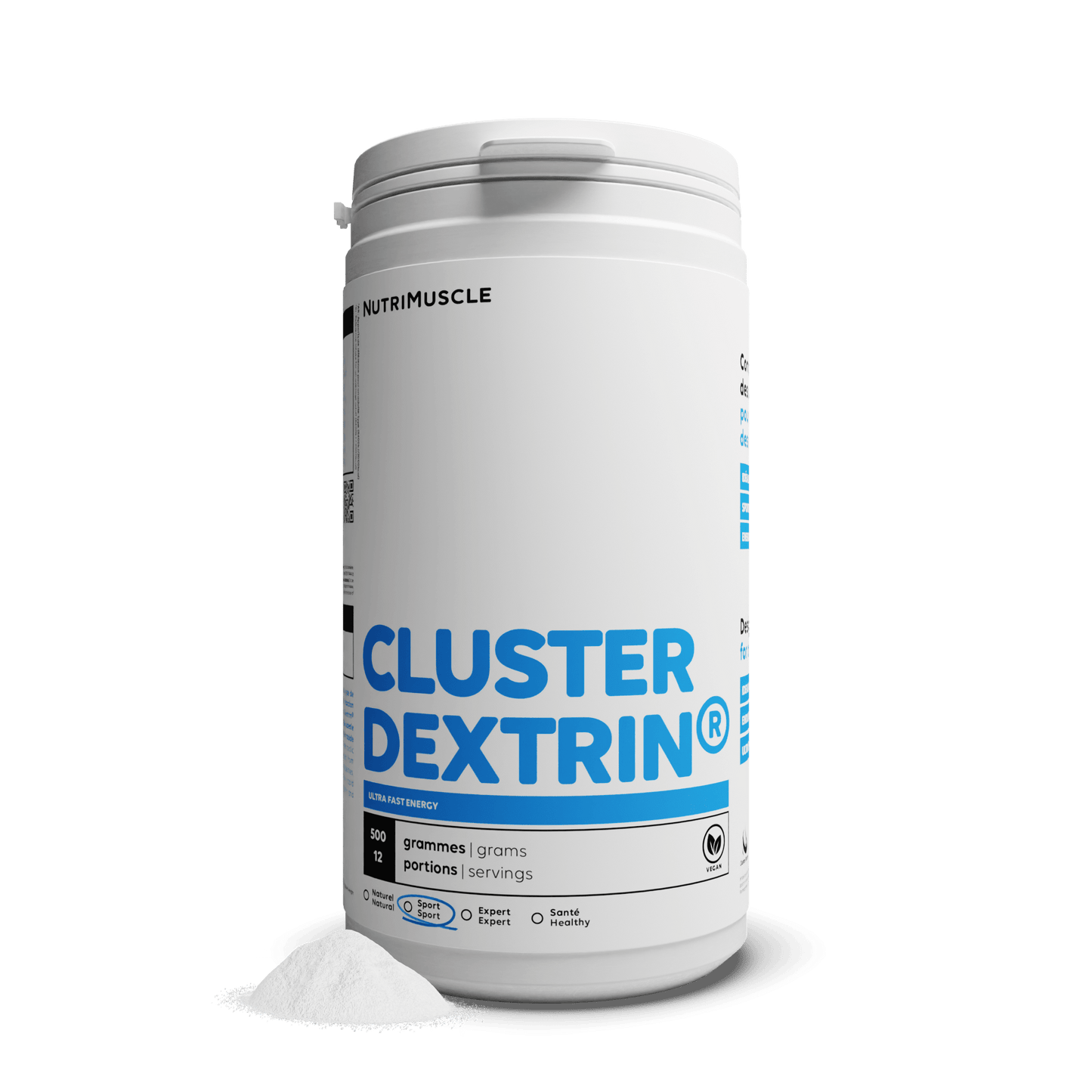 Nutrimuscle Glucides 500 g Cluster Dextrin®