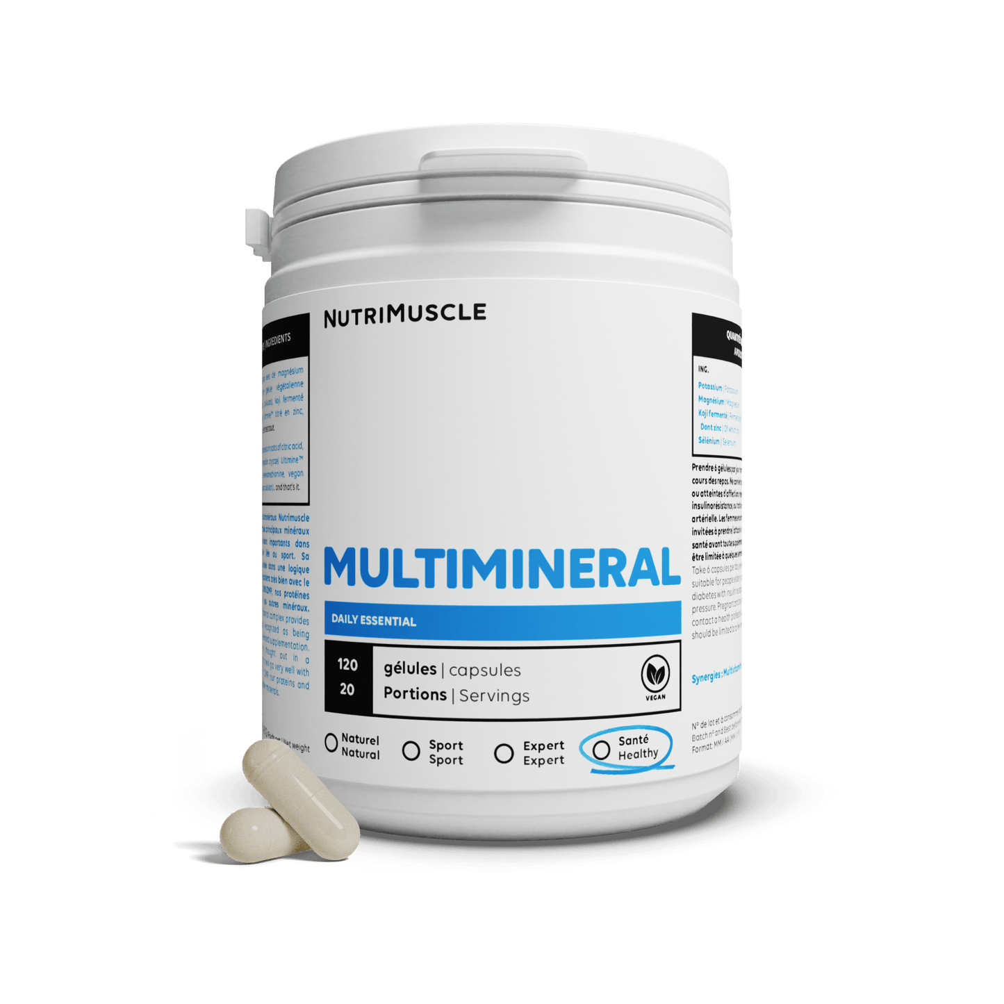 Multiminéraux en gélules – Nutrimuscle