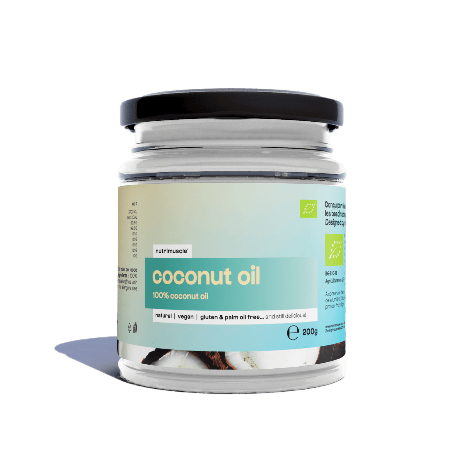 Nutrimuscle Nutriments 200 g Huile de Coco Bio