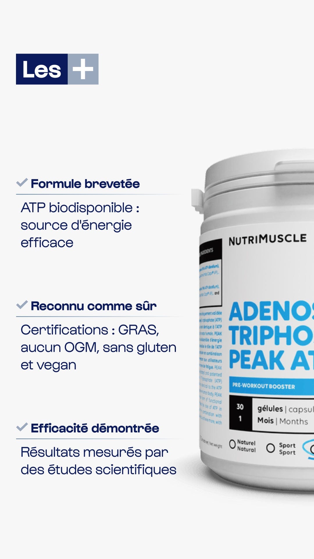Nutrimuscle Nutriments Peak ATP® Booster
