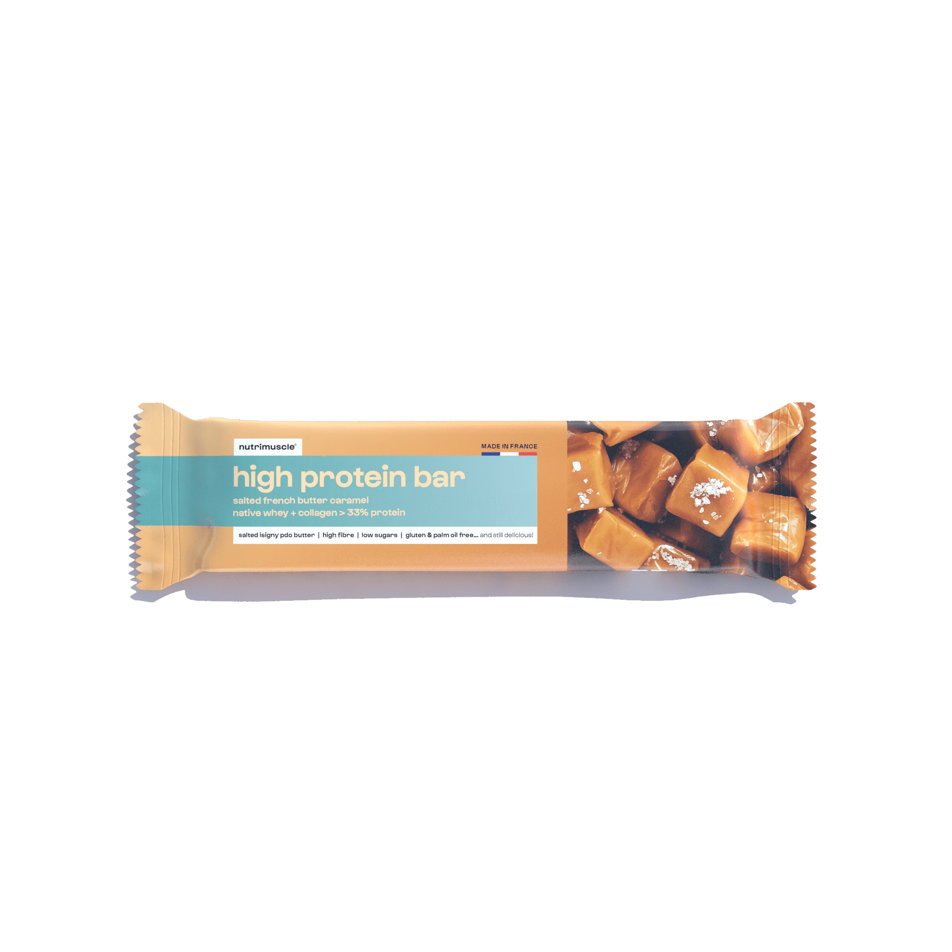 Nutrimuscle Protéines Caramel Beurre Salé / 1 barre Barre protéinée