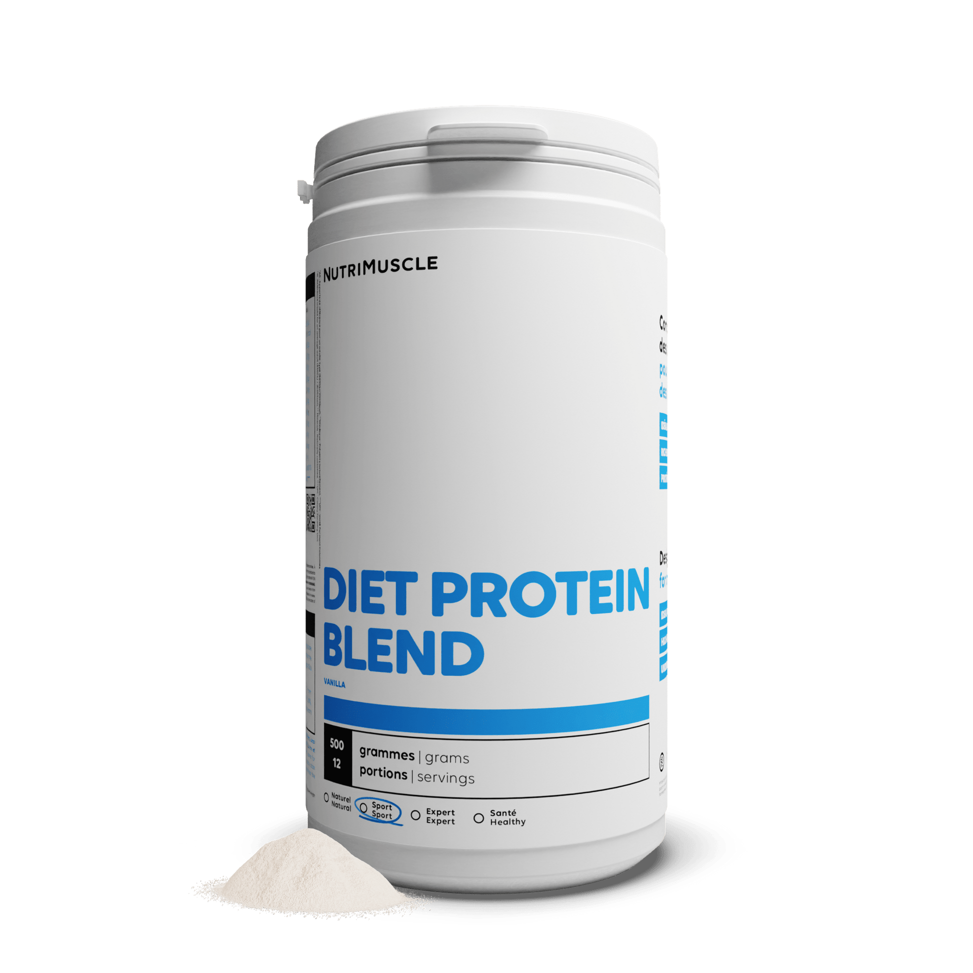 Nutrimuscle Protéines Vanille / 500 g Diet Protein Blend