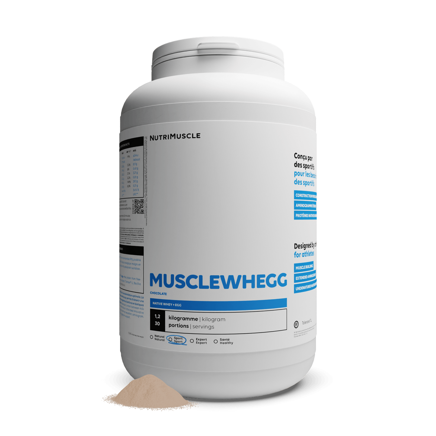 Nutrimuscle Protéines Chocolat / 1.20 kg Musclewhegg - Mix Protein