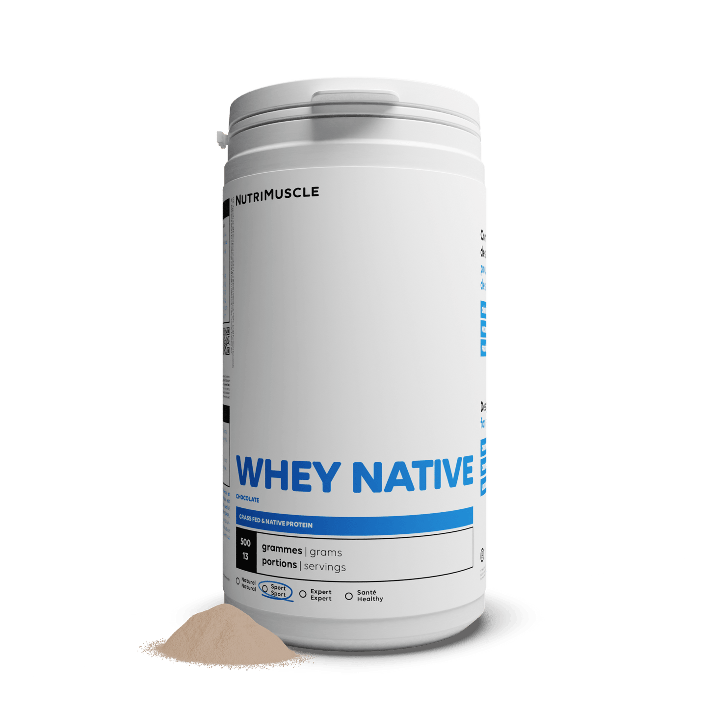 Nutrimuscle Protéines Chocolat / 500 g Whey Native