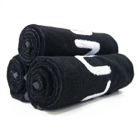 Nutrimuscle black towel