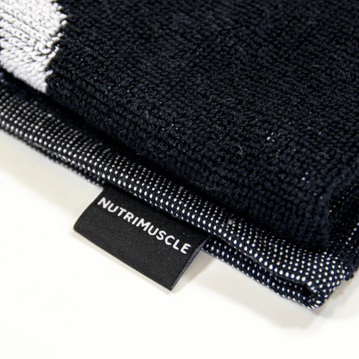 Nutrimuscle black towel